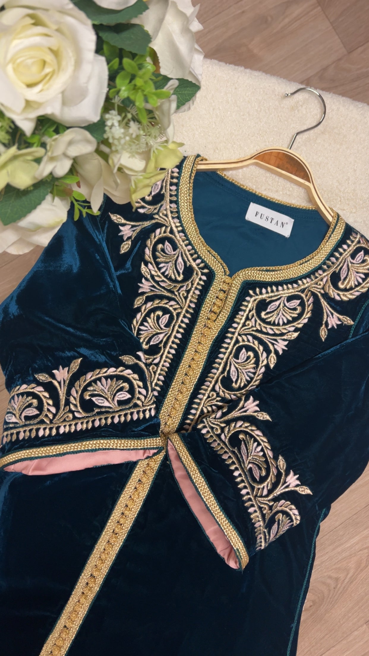 Caftan Mubra vert canard