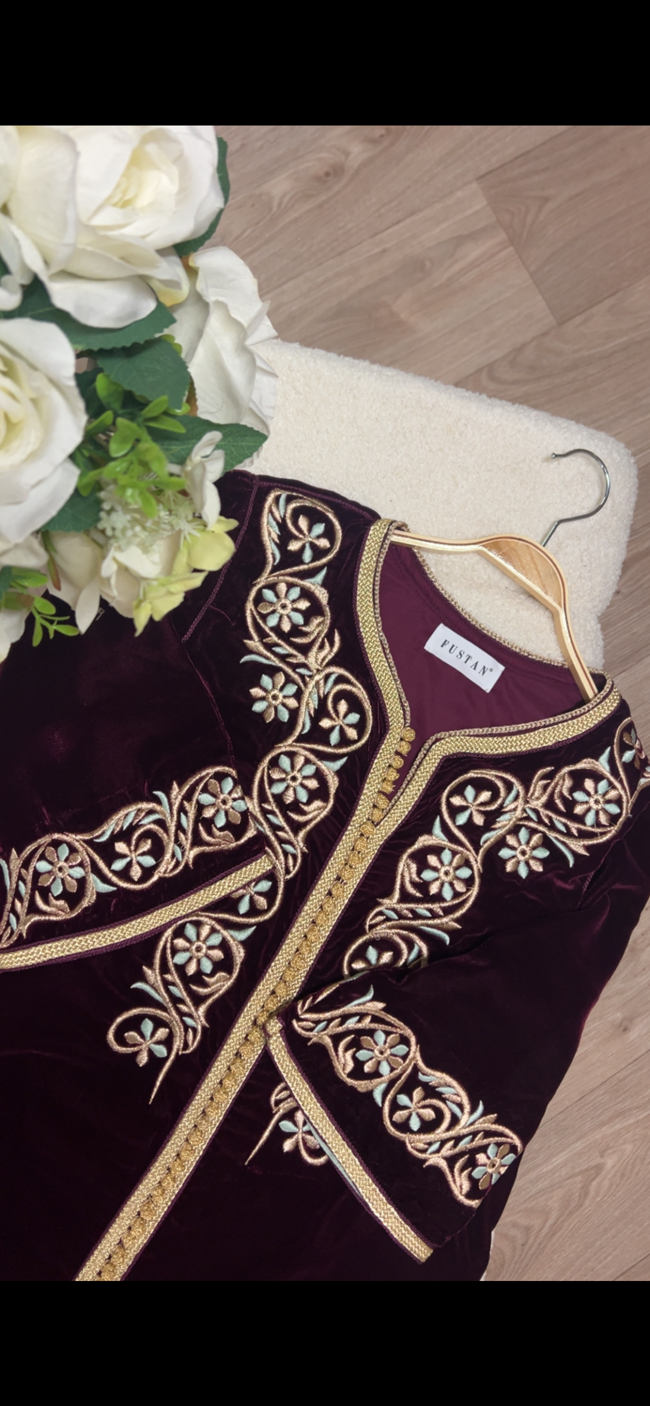 Caftan Mubra Bordeau