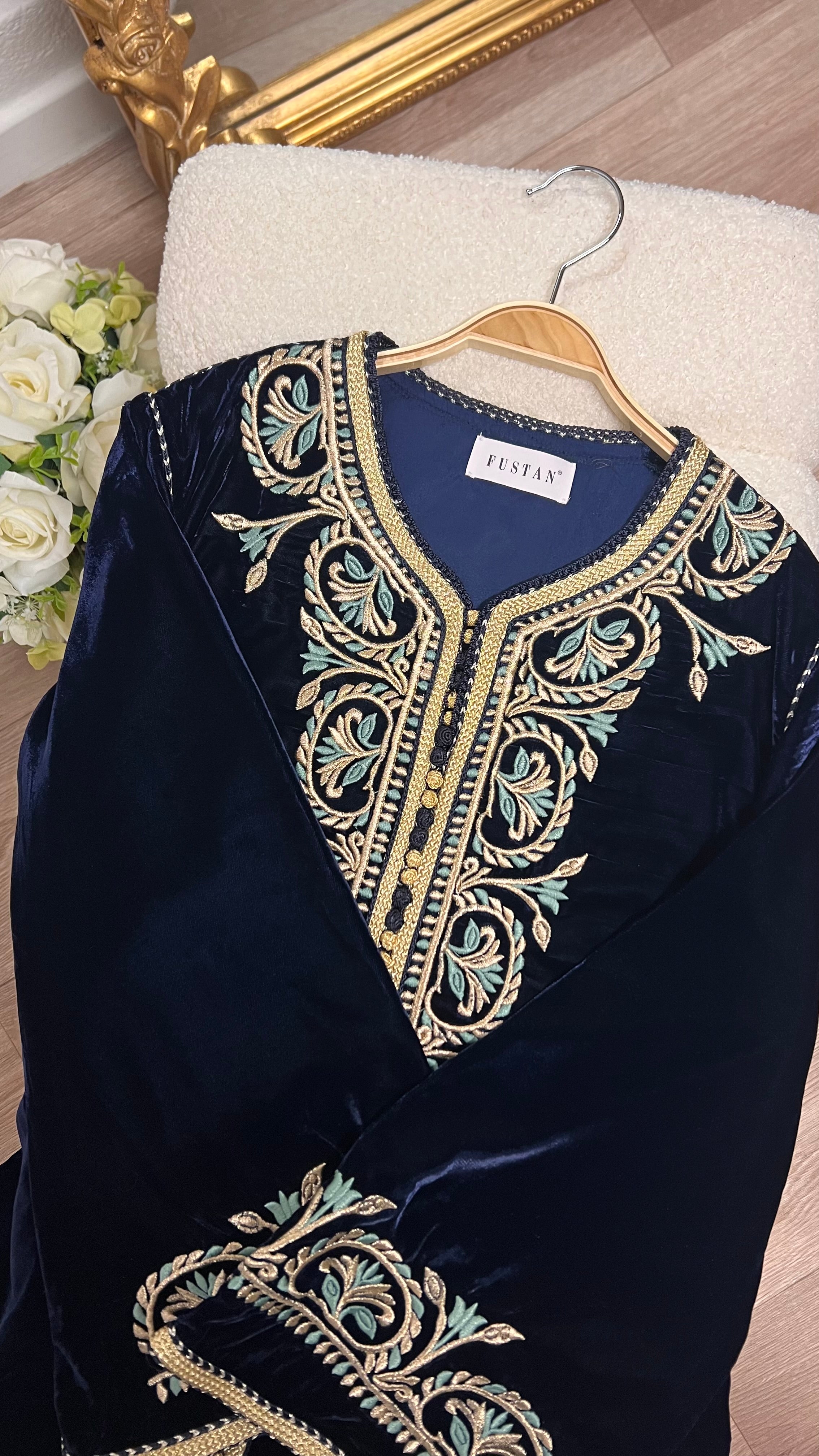 Caftan Mubra Bleu nuit