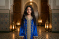 Caftan Velours Bleu