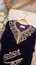 Caftan Mubra aubergine