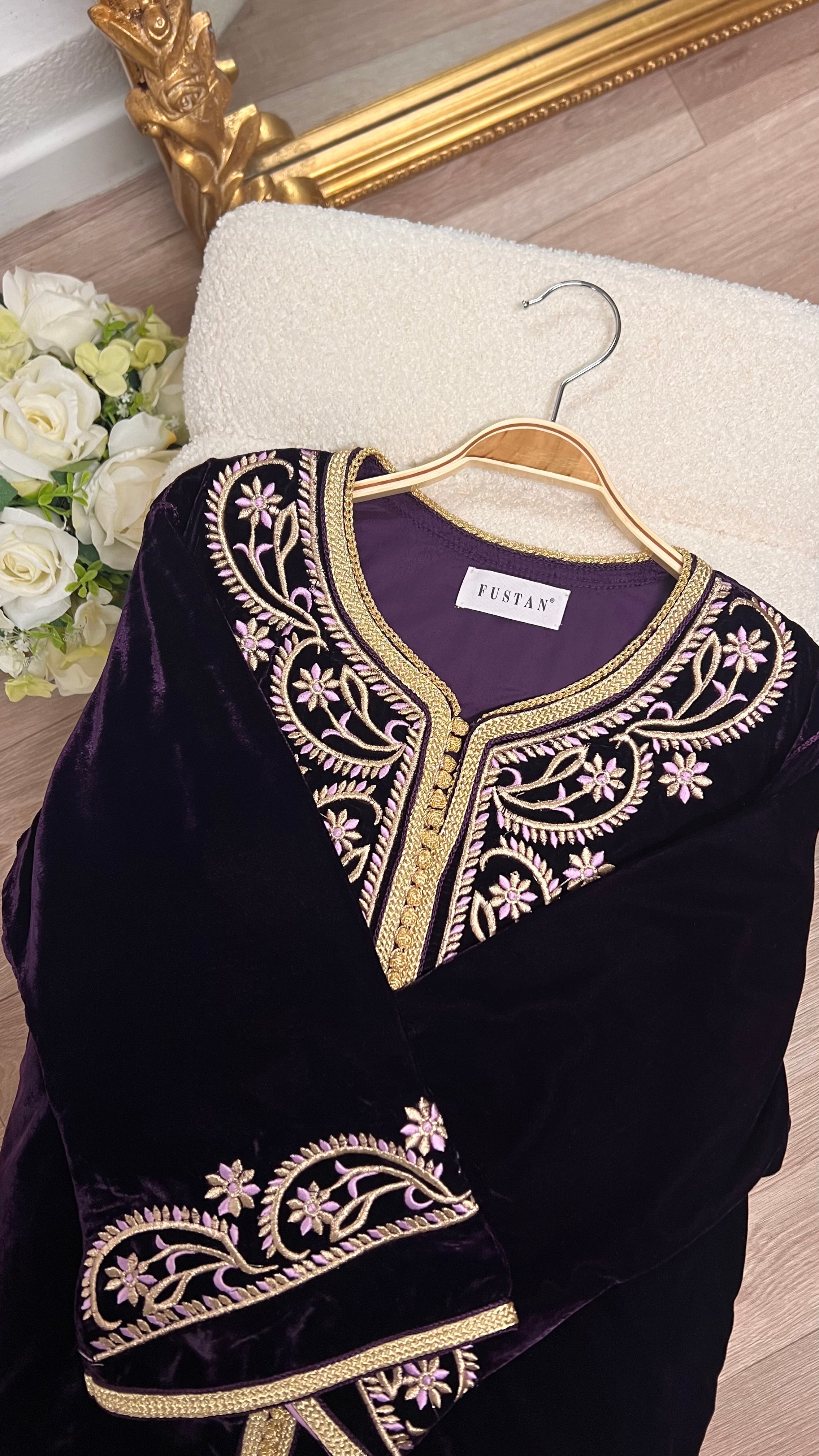 Caftan Mubra aubergine